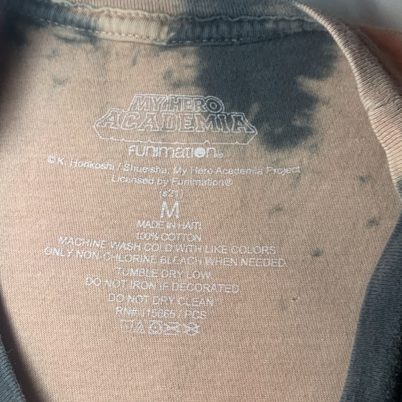 My Hero Acadamia Tie Dye Katsuki Bakugo Tee M - Picture 5 of 6